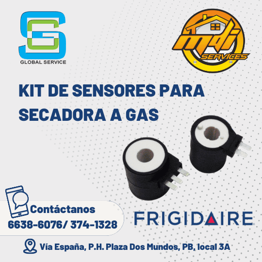 KIT SENSORES SECADORA GAS SELENOIDES FRIGIDAIRE 5303931775